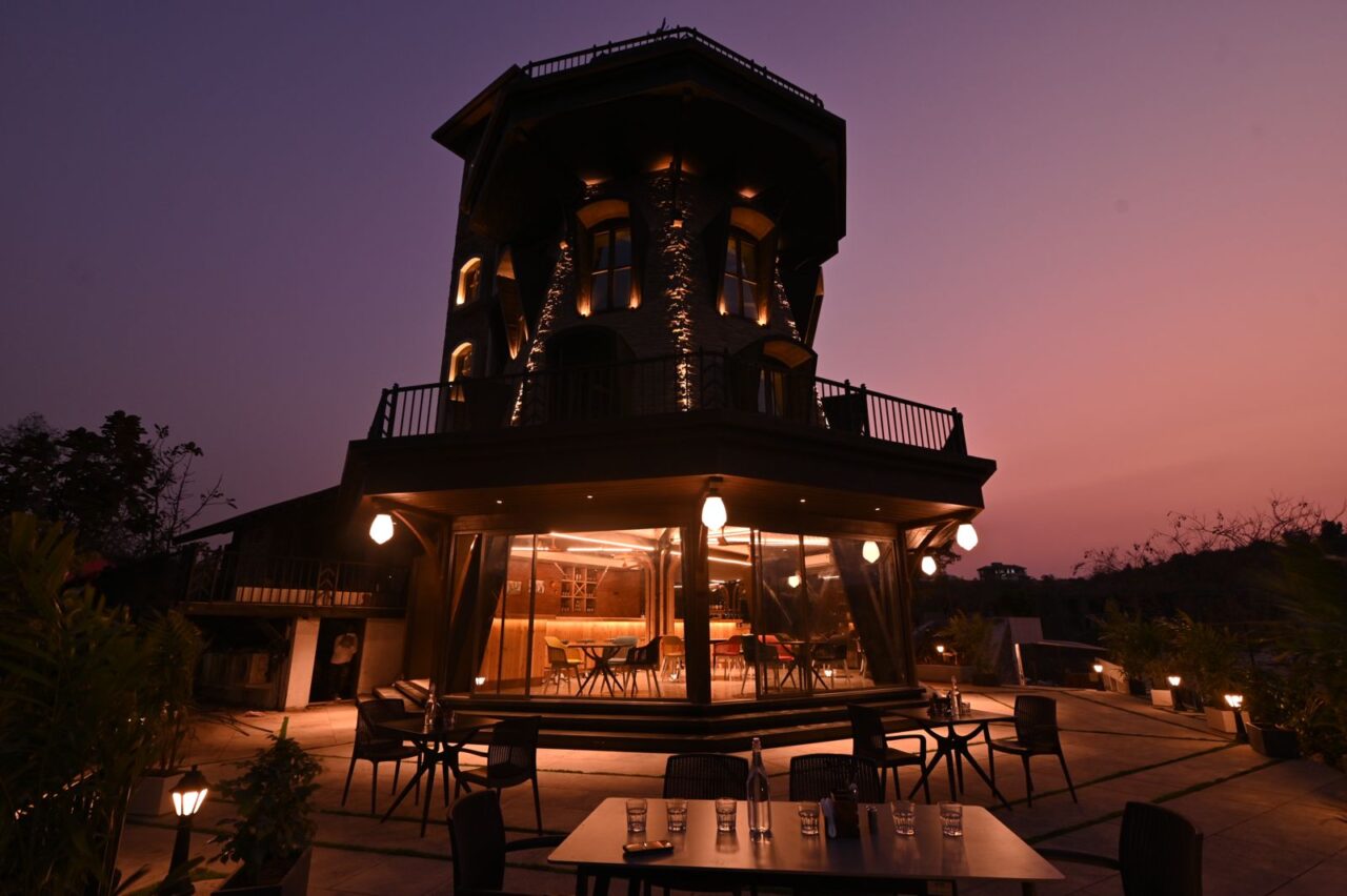 Cerana Taproom by night